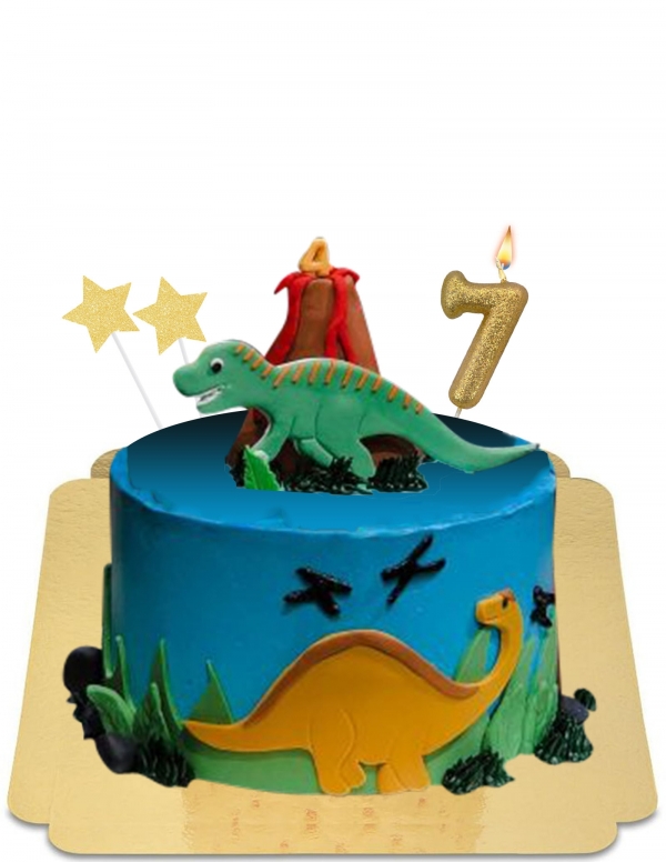  Vegan volcanic eruption dinosaur cake, gluten free - 65