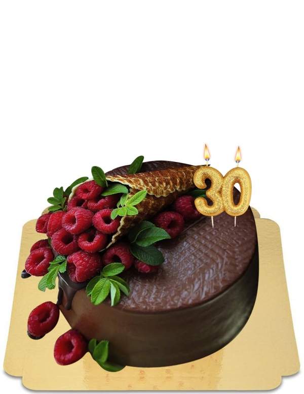  Raspberry cake covered in vegan chocolate, gluten free - 141