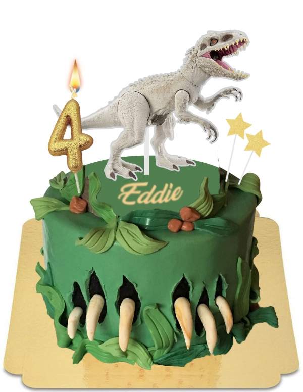 3D Dinosaur cake Vegan, organic and gluten-free  - 45