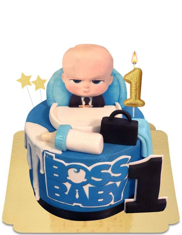  Boss baby bottle cake with drip effect and vegan case, gluten-free - 48