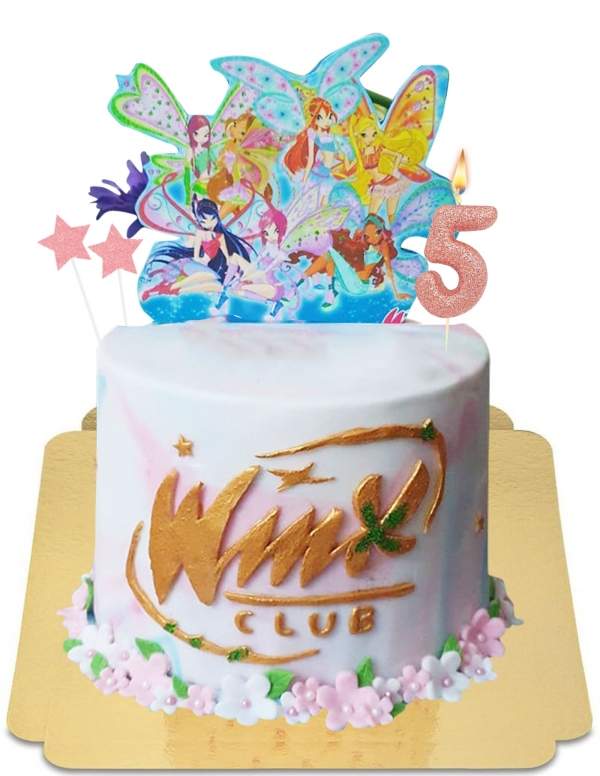  Winx Club cake, vegan magical fairies, gluten-free - 124