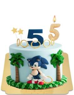 Happy-Cake.co.uk Vegan Sonic the Hedgehog cake, gluten-free - 35