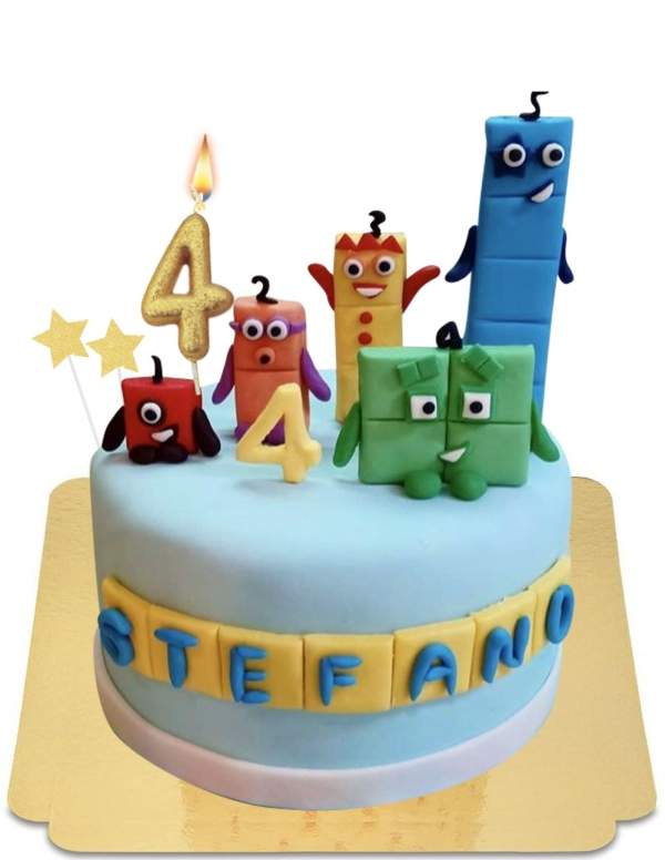  Numberblocks vegan number learning cake, gluten free - 134