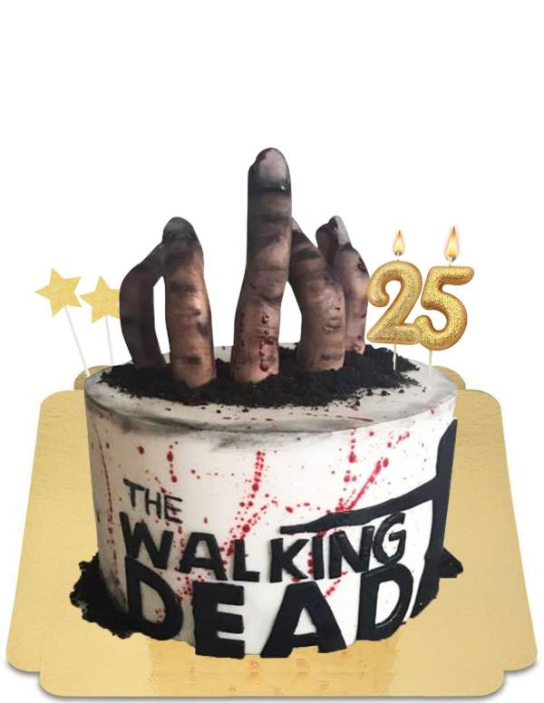  Vegan walking dead zombie hand cake, gluten free - 140