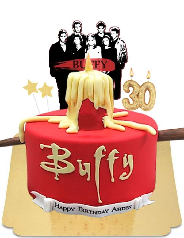  Buffy the vampire slayer cake for 90 'lovers vegan, gluten free - 261