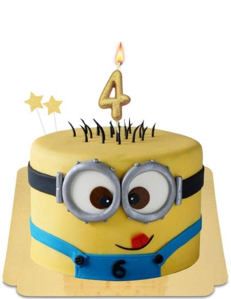  Vegan gourmet Minions cake, gluten-free - 94