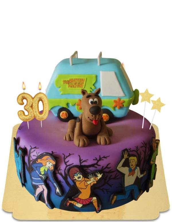  Scooby doo and the vegan gang cake, gluten free - 135