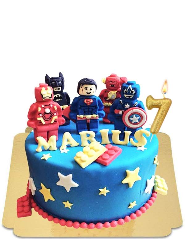  Lego Avengers vegan starlit cake, gluten free - 63