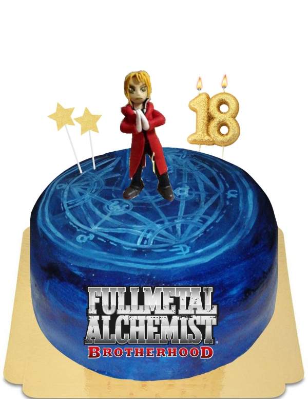  Fullmetal alchimist transmutation circle cake vegan, gluten free - 88