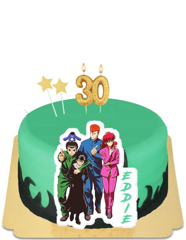  Cake Yu Yu Hakusho manga vegan, gluten free - 1