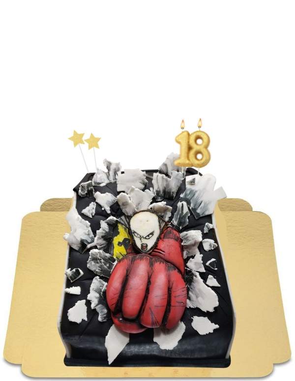  Vegan manga one punch manga cake, gluten free - 85