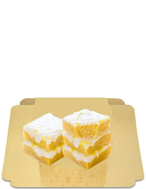  4 Vegan "Fudgy" lemon squares, gluten free, sugar free, low glycemic index suitable for diabetics and celiacs - 38