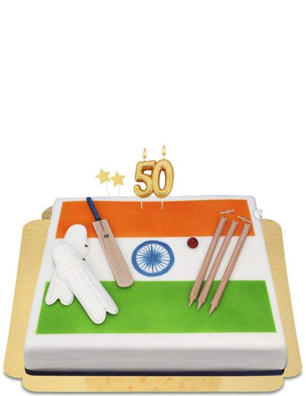 Happy-Cake.co.uk Vegan, organic and gluten-free India cricket cake - 40