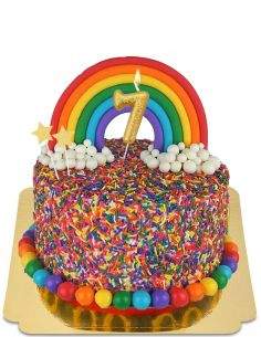 Happy-Cake.co.uk Vegan, organic and gluten-free Funfetti cake - 5