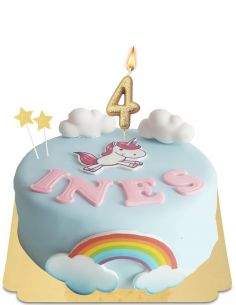 Happy-Cake.co.uk Unicorn cake B06 vegan, organic and gluten-free - 3