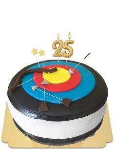 Happy-Cake.co.uk Vegan, organic and gluten-free archery archery cake - 95
