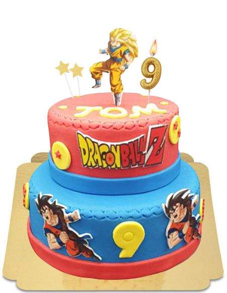 Happy-Cake.co.uk Vegan, organic and gluten-free Dragon Ball Z DBZ cake - 106