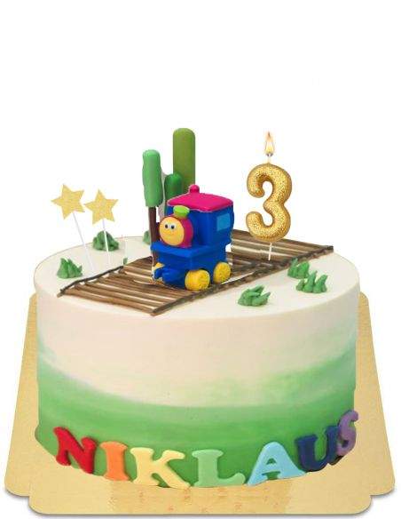 Happy-Cake.co.uk Organic, vegan and gluten-free Bob le train cake - 94