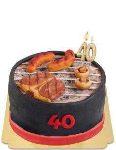 Happy-Cake.co.uk Vegan, organic and gluten-free barbecue cake - 244