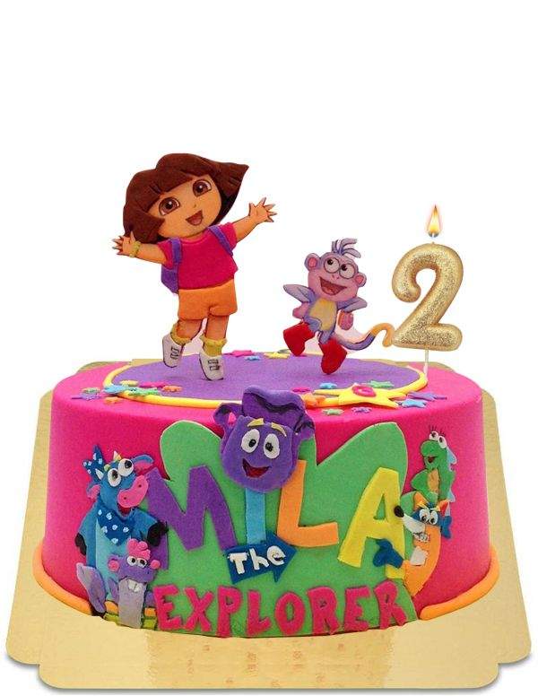 Happy-Cake.co.uk Dora the Explorer cake, vegan and gluten free - 95