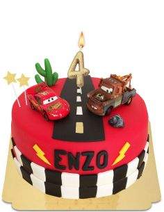 Happy-Cake.co.uk Organic, vegan and gluten-free Disney Cars cake - 73