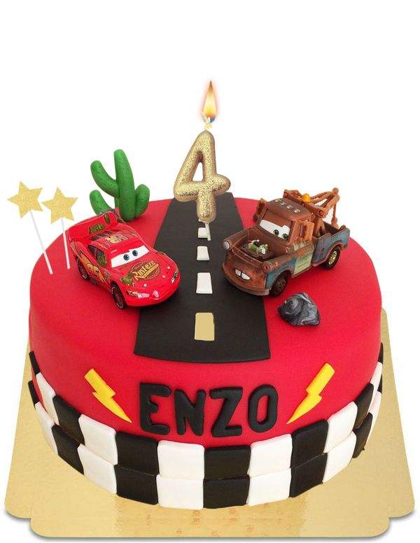 Happy-Cake.co.uk Organic, vegan and gluten-free Disney Cars cake - 73