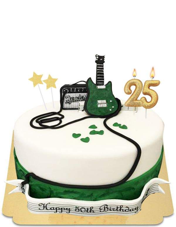 Happy-Cake.co.uk Vegan, organic and gluten-free guitar cake - 86