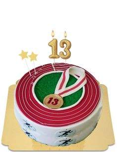 Happy-Cake.co.uk Track and field cake, vegan, organic and gluten-free - 23