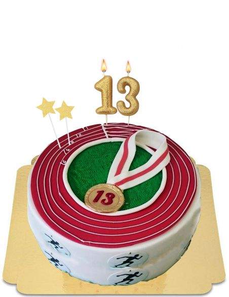 Happy-Cake.co.uk Track and field cake, vegan, organic and gluten-free - 23