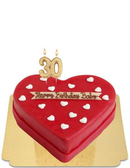 Happy-Cake.co.uk Vegan, organic and gluten-free heart cake - 165