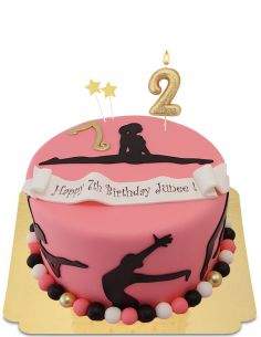 Happy-Cake.co.uk Gymnastic cake, vegan dance, organic and gluten-free - 100