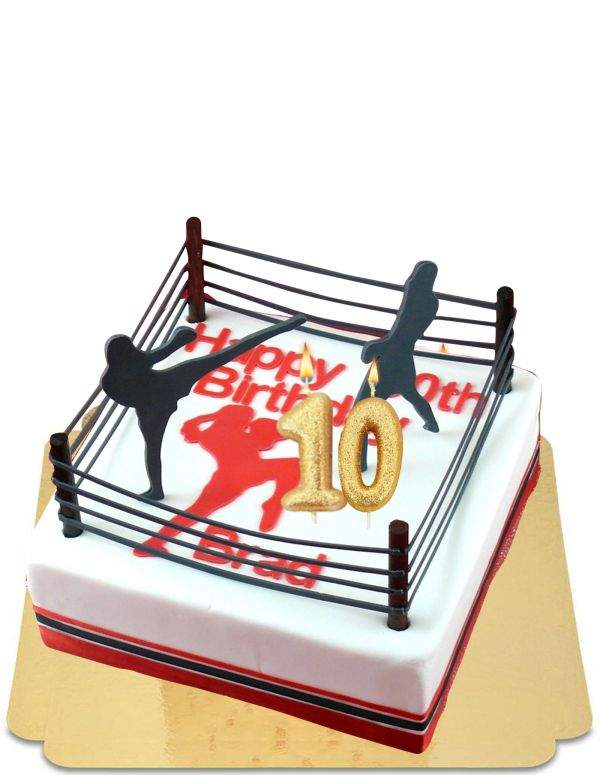 Happy-Cake.co.uk Vegan, organic and gluten-free kickboxing cake - 239