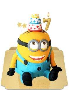 Happy-Cake.co.uk Vegan, organic and gluten-free Minions cake - 16