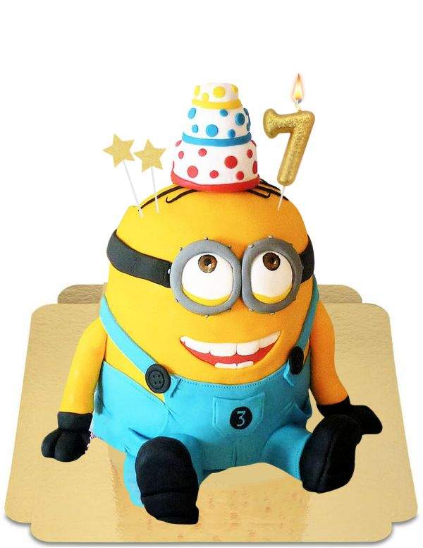 Happy-Cake.co.uk Vegan, organic and gluten-free Minions cake - 16