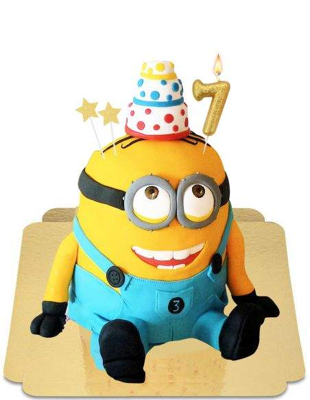 Happy-Cake.co.uk Vegan, organic and gluten-free Minions cake - 16