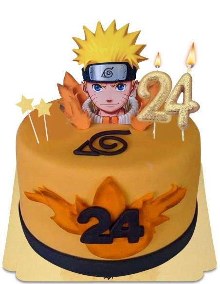 Happy-Cake.co.uk Vegan, organic and gluten-free Naruto cake - 128