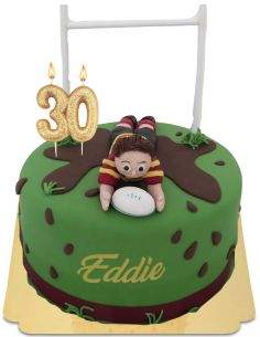 Happy-Cake.co.uk Vegan, organic and gluten-free rugby cake - 236