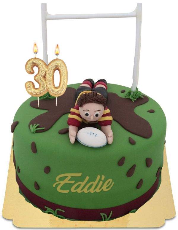 Happy-Cake.co.uk Vegan, organic and gluten-free rugby cake - 236