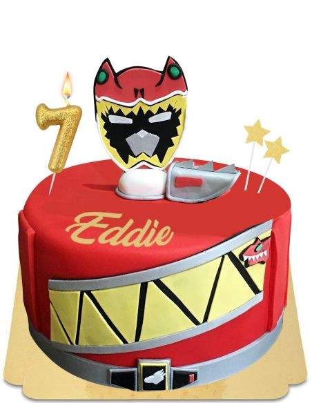 Happy-Cake.co.uk Vegan, organic and gluten-free Power rangers cake - 45