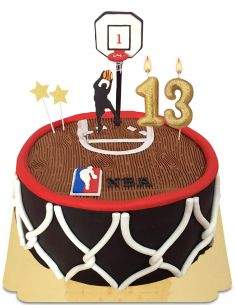Happy-Cake.co.uk Vegan, organic and gluten-free basketball cake - 152