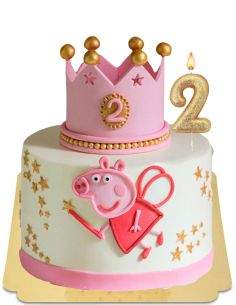 Happy-Cake.co.uk Vegan, organic and gluten-free Peppa Pig cake - 174