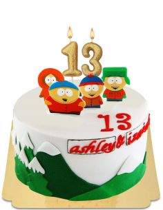 Happy-Cake.co.uk Vegan, organic and gluten-free South Park cake - 75