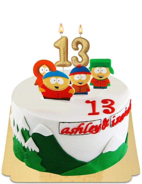 Happy-Cake.co.uk Vegan, organic and gluten-free South Park cake - 75
