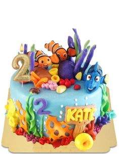 Happy-Cake.co.uk Vegan, organic and gluten-free Nemo cake - 55