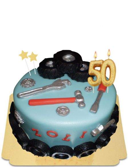 Happy-Cake.co.uk Cake mechanic tools dad vegan, organic and gluten-free - 71