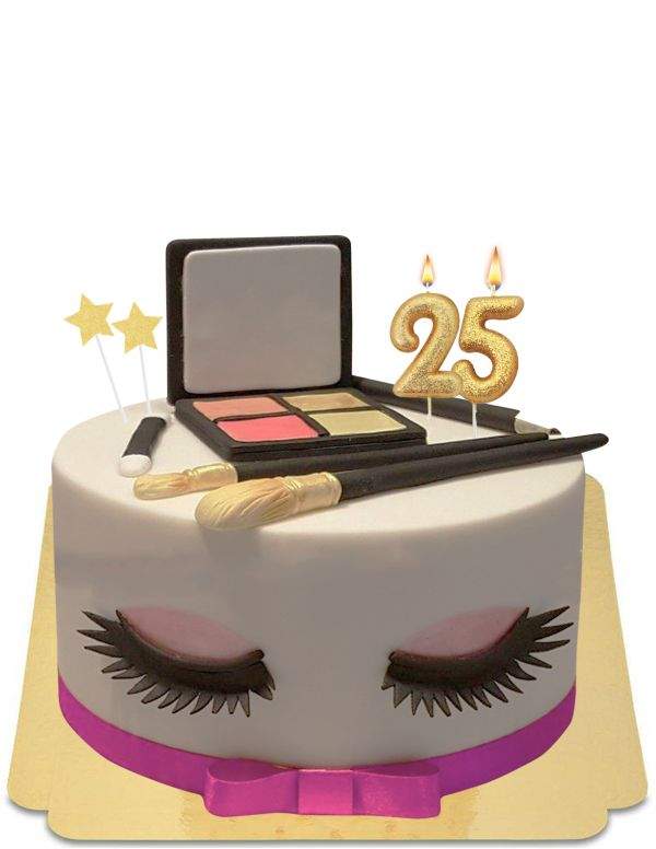 Happy-Cake.co.uk Vegan, organic and gluten-free makeup artist cake - 64