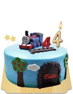Happy-Cake.co.uk Vegan, organic and gluten-free Thomas the train cake - 41
