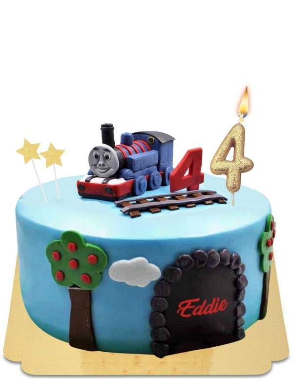 Happy-Cake.co.uk Vegan, organic and gluten-free Thomas the train cake - 41