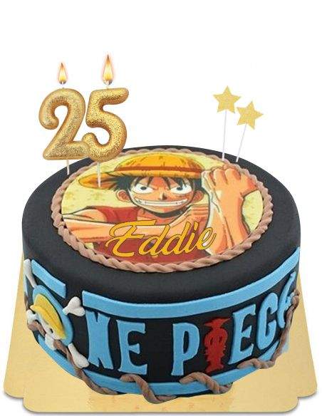 Happy-Cake.co.uk One Piece manga organic, vegan and gluten-free cake - 140