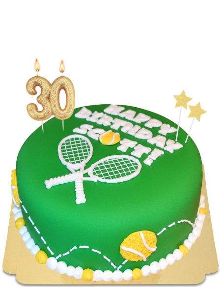 Happy-Cake.co.uk Vegan, organic and gluten-free tennis cake - 1